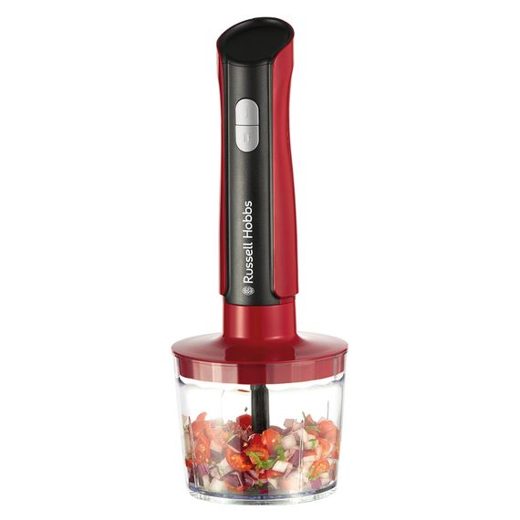 Блендер Russell Hobbs заглибний Desire Red, 500Вт, чаша-500мл, вінчик, міні-подріб., червоний (27140-56) | Зображення 4