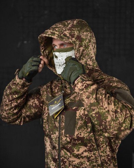 Весенняя тактическая куртка софтшел  Military plus хищник  ВТ6705 | Зображення 6