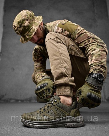Городские тактические кроссовки STANDART олива ДЛ6394