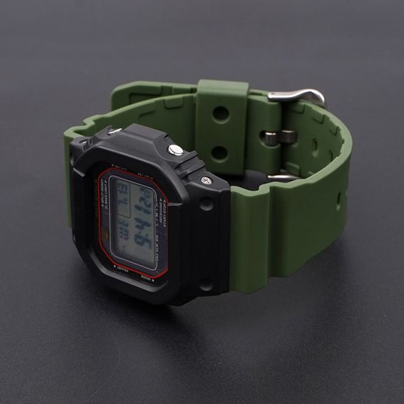 Ремінець для Casio G-Shock DW-6900 Army Green BK | Зображення 6