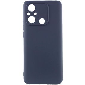 Чехол TPU GETMAN Liquid Silk Full Camera для Xiaomi Redmi 12C Синий / Midnight Blue