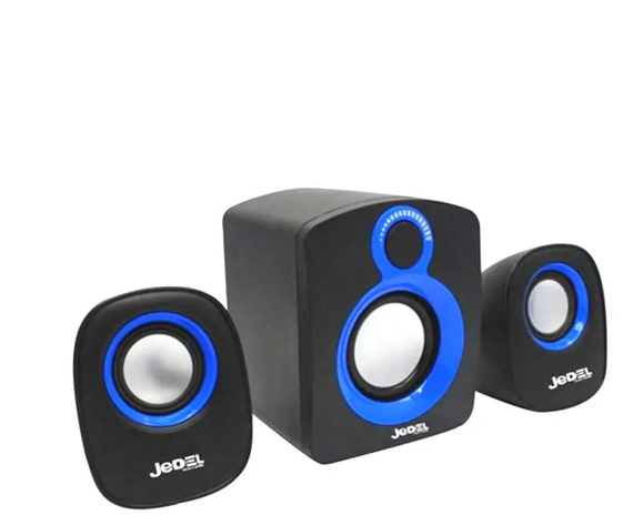 Компьютерные колонки акустика 2.1 USB Jedel CD003, портативная акустическая система PC LM | Зображення 3