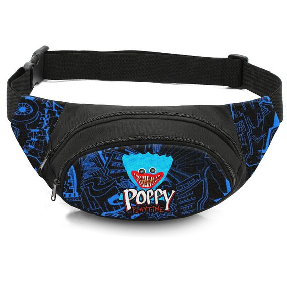 Сумка-бананка дитяча з принтом Хаггі Ваггі Poppy Playtime поясна сумка для хлопчика (4707)