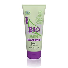 Анальний лубрикант на водній основі Hot Bio lubricant Superglide Anal, 100 мл Sex Aura