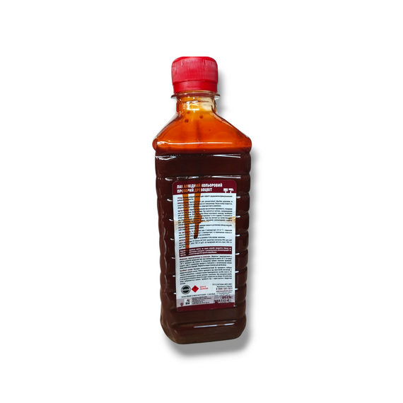 Лак кольоровий для дерева Древоцвіт 0,5 л Zebra Каштан (№2) серія Акварель | Зображення 2