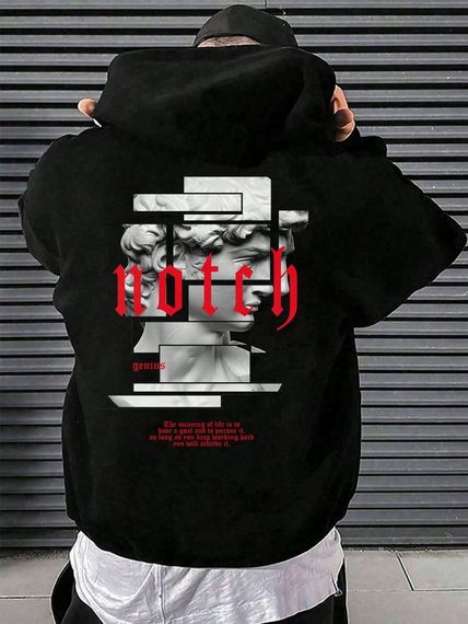 Худі з ДТФ на Флісі (оверсайз)