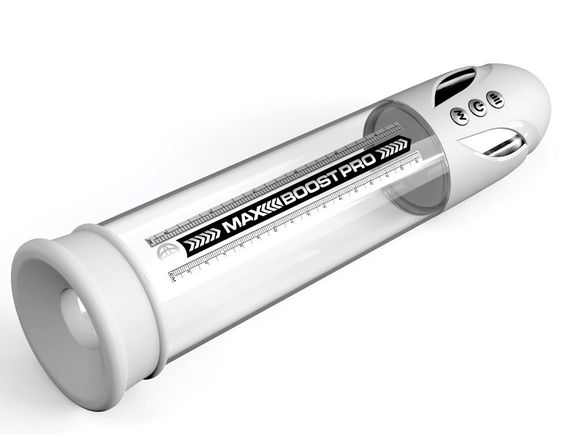 Помпа вакуммная Pipedream Pump Worx Max Boost Pro Flow белая, 30.6 см Sex Aura | Зображення 1