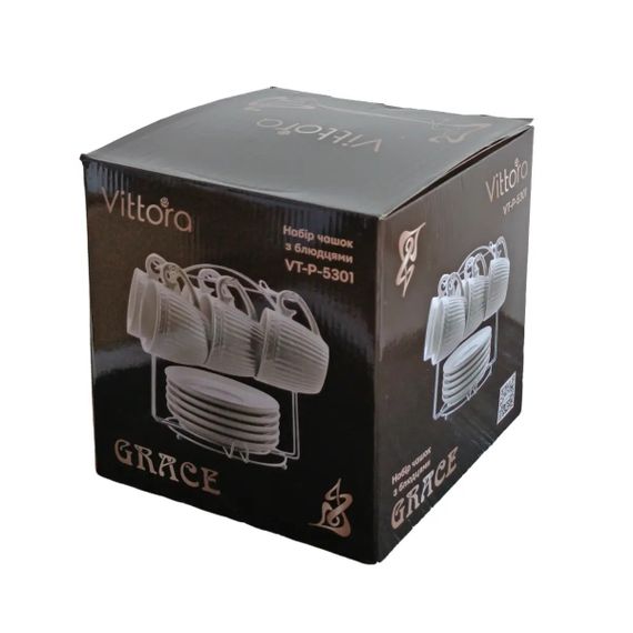 Сервіз чайний Vittora Grace VT-P-5301 13 предметів | Зображення 1