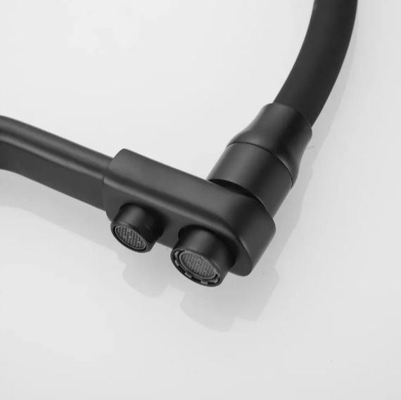 Змішувач для кухні WEZER з підлкюченням до фільтру INX4A-08-BLACK | Зображення 4