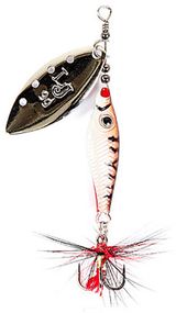 Блешня оберталка з борідкою Lucky John TRIAN BLADE LONG вагою 6 г (колір 7) (LJTBL6-007)