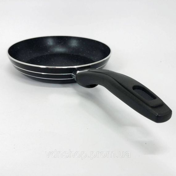 Алюмінієва сковорода з антипригарним покриттям, Зручна сковорода для дому глибока для дому VE-13 | Зображення 3