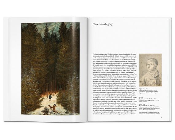 Книги с картинами художников Каспар Давид Фридрих Friedrich. Norbert Wolf, Taschen книга об искусстве живописи | Зображення 5