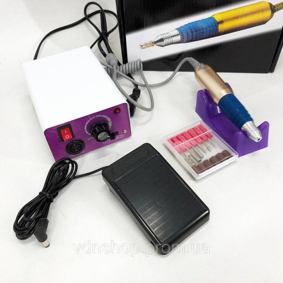 Манікюрний апарат з підсвічуванням, Манікюрний фрезер з підсвічуванням, Педикюрні апарати QZ-49 | Зображення 8