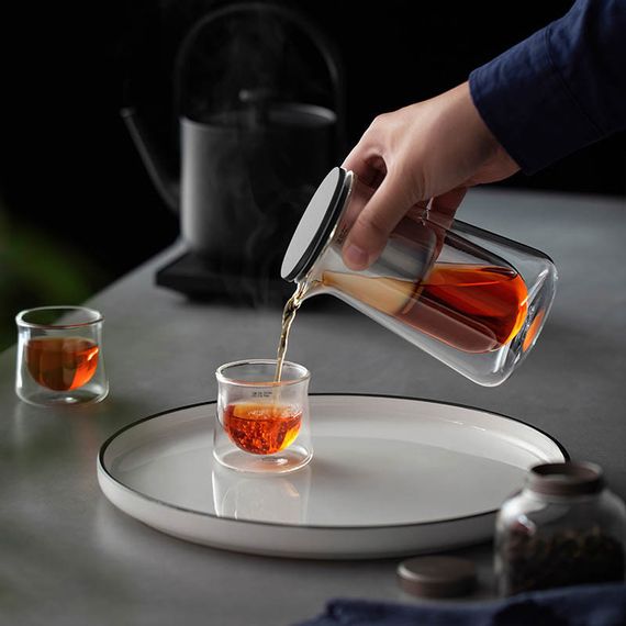 Чайник для заваривания TeaPot D-50 Press type 600ml Transparent | Зображення 6