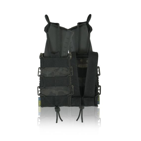 Жесткий усиленный тактический подсумок Kiborg GU Single Mag Pouch Dark Multicam | Зображення 5