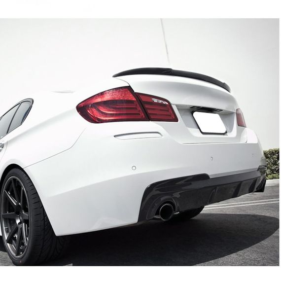 Дифузор заднього бампера V5 (для F10 M-Sport, Карбон) для BMW 5 серія F-10/11/07 2010-2016 рр | Зображення 1
