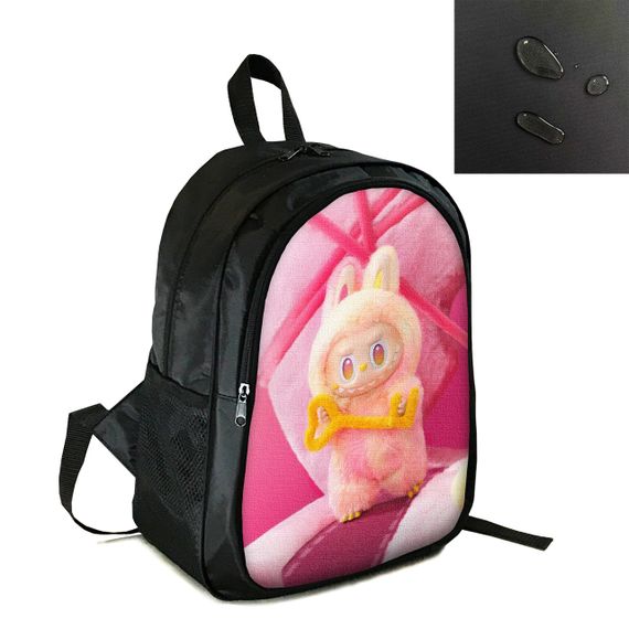 Рюкзак міський/шкільний 38×28см з принтом Лабубу/Labubu дитячий, підлітковий, спортивний (4152)