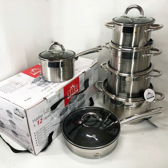 Набор посуды 12 предметов HV-930 ASTRA A-2412