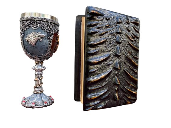 Подарунковий набір Келих 3D Гра Престолів і Блокнот 3D «Жар Серця Дракона» | Зображення 1