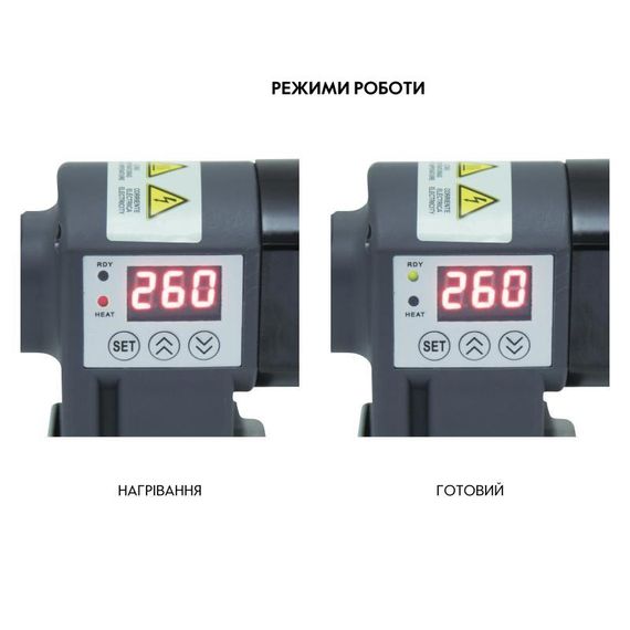 Паяльник для пластикових труб Thermo Alliance PRO-101 Ø 20-32 (автоматичний з дисплеєм, 600 W) | Зображення 5