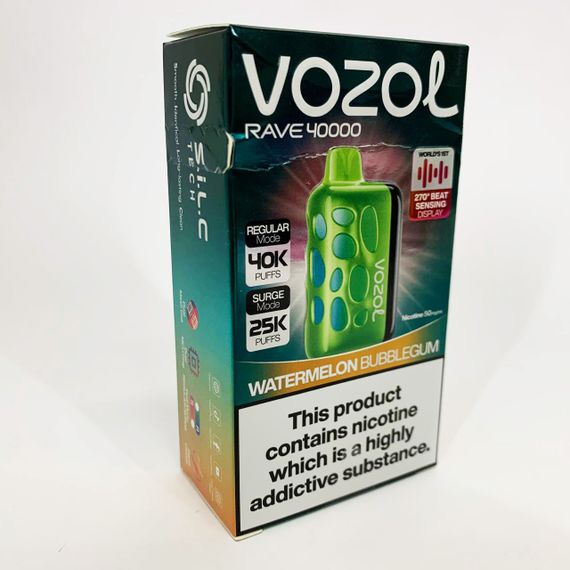 Vozol Rave 40000. Кавунова жуйка (Watermelon Bubblegum) | Зображення 1