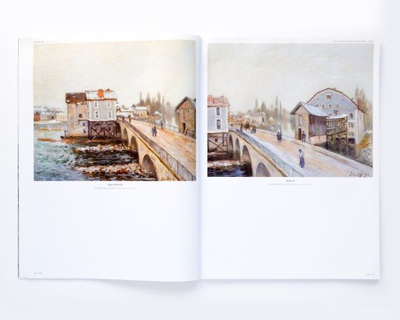 Книга великі художники Альфред Сіслей Sisley 100 cases classic selections живопис книги для художників | Зображення 4