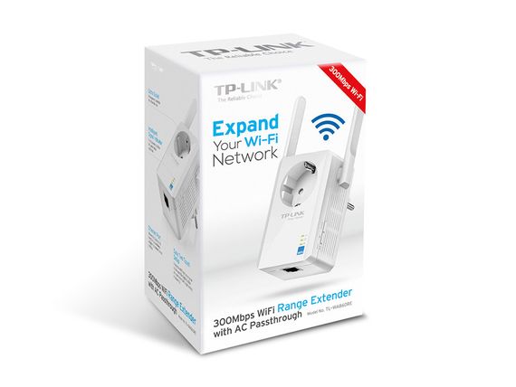 Повторитель Wi-Fi сигнала TP-LINK TL-WA860RE N300 1хFE LAN ext. ant x2 розетка (TL-WA860RE) | Зображення 4