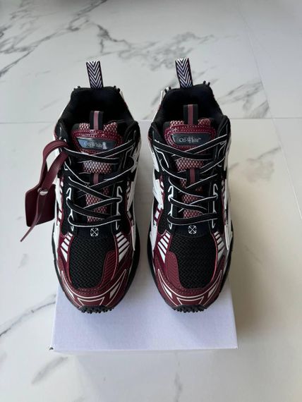 Кросівки Off-White Be Right Back Burgundy / офф  топ весна / осінь 16005 41 26 см | Зображення 4