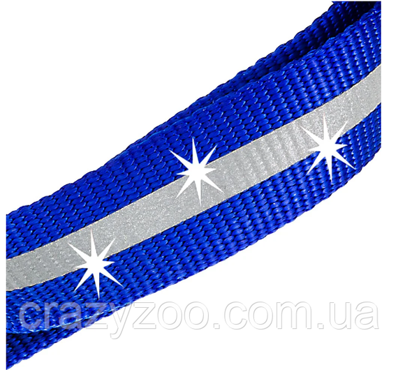 Повідець для собак Ferplast Club Reflex G25/120 L синій нейлоновий 2.5х120 см 75250725 | Зображення 1
