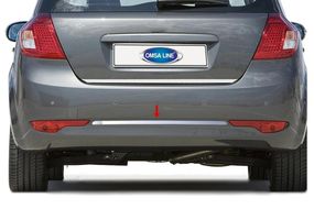 Накладка на задний торец OmsaLine (HB, нерж.) для Kia Ceed 2007-2012 гг