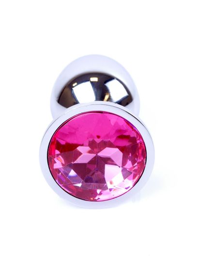 Анальна пробка - Jewellery Silver Plug Pink | Зображення 2