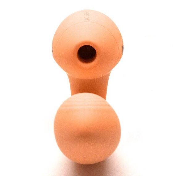 Вакуумний вібратор KISTOY Tina Mini Orange, вагінально-кліторальний Sex Aura | Зображення 2