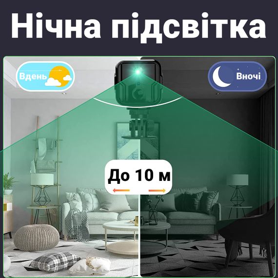 WiFi мини камера видеонаблюдения Camsoy T9W2, до 230 дней автономной работы, с PIR датчиком движения, iOS/Android, FullHD 1080P | Зображення 7