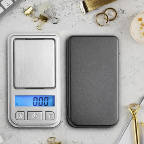 Кишенькові ювелірні ваги із захисною кришкою, компактного розміру 0,01 г – 200 г