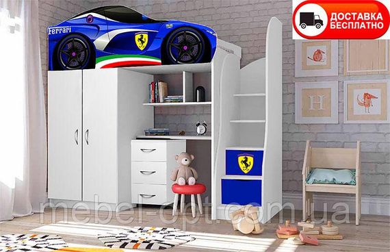 Дитяче ліжко-горище Bed-Room №1 Police, спальне місце 1700х800 | Зображення 4