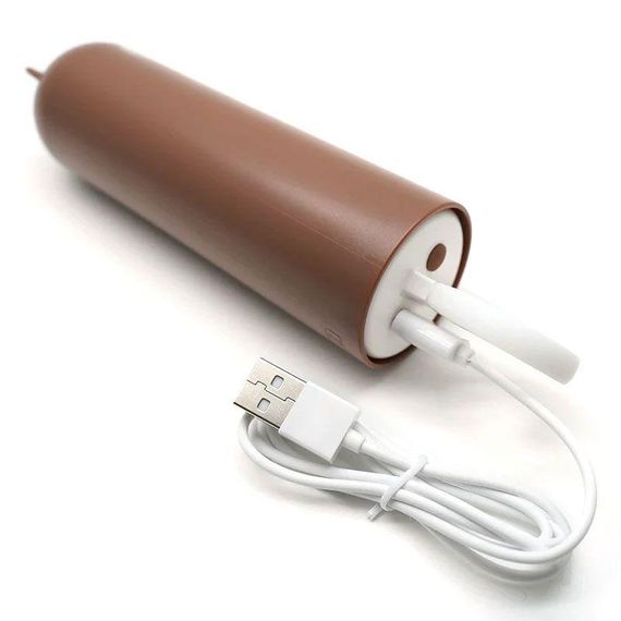 Вібратор CuteVibe Teddy Brown (Pink Dildo), реалістичний вібратор під виглядом морозива | Зображення 3