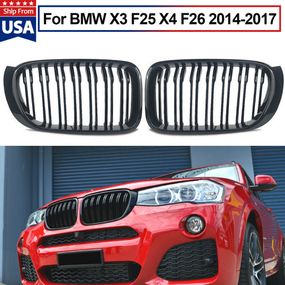 Ніздрі M-Look (2014-2018, Чорний глянець) для BMW X3 F-25 рр