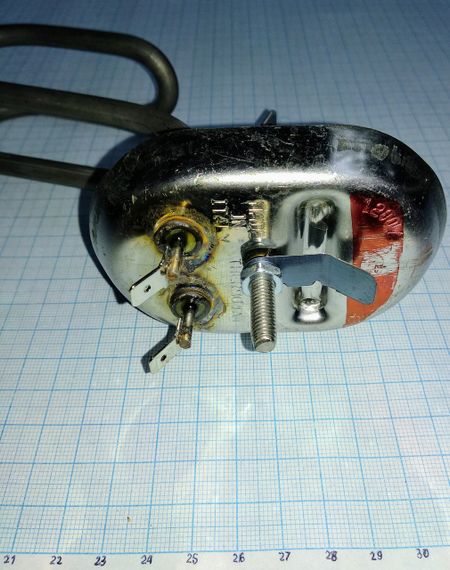 Тен на овальному фланці 1200w для бойлера Ariston (Арістон) MTC Thermowatt(Італія) | Зображення 1