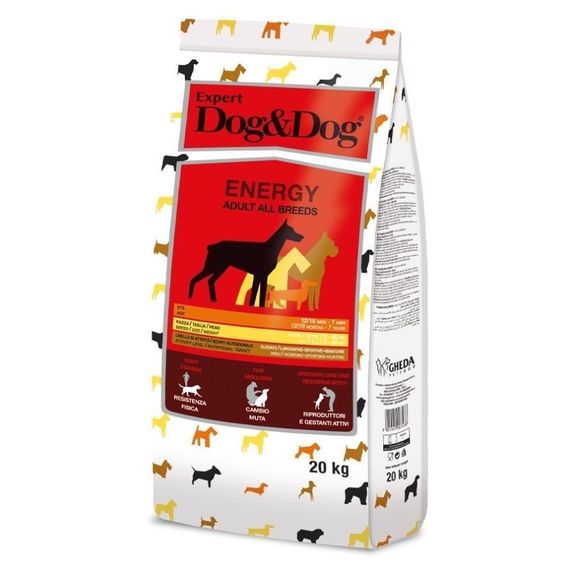 Сухий корм із куркою для собак Gheda D&Dog Expert Energy, 20 кг