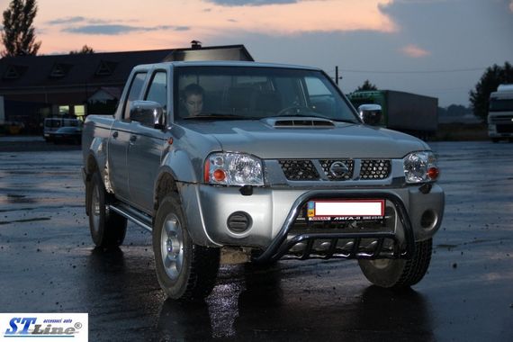 Кенгурятник WT002 (нерж) для Nissan NP300 1999-2015 | Зображення 2