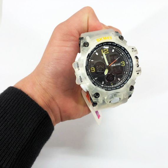 Тактичний військовий годинник для ЗСУ SKMEI 1155BWT, Оригінальний чоловічий годинник DX-84 | Зображення 9