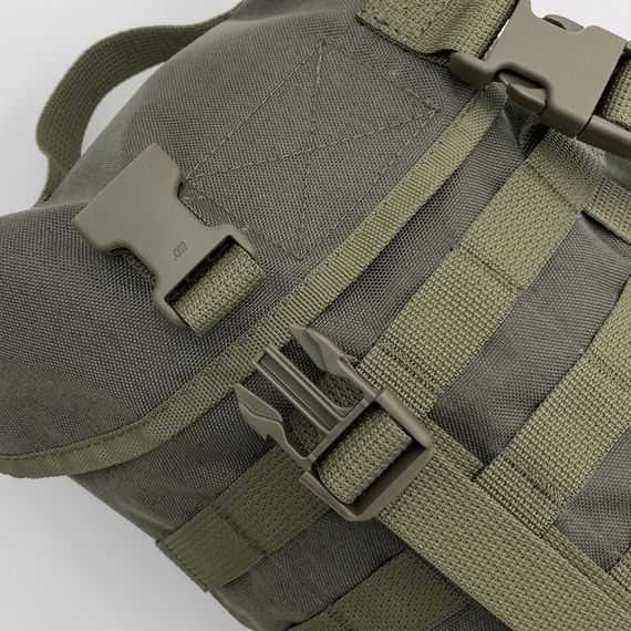Підсумок універсальний тактичний Олива 5л з molle (сухарка, адміністраторський, багатоцільовий) | Зображення 5