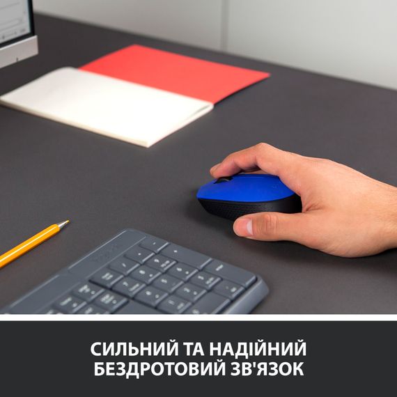 Мишка Logitech M171 Blue (910-004640) | Зображення 1