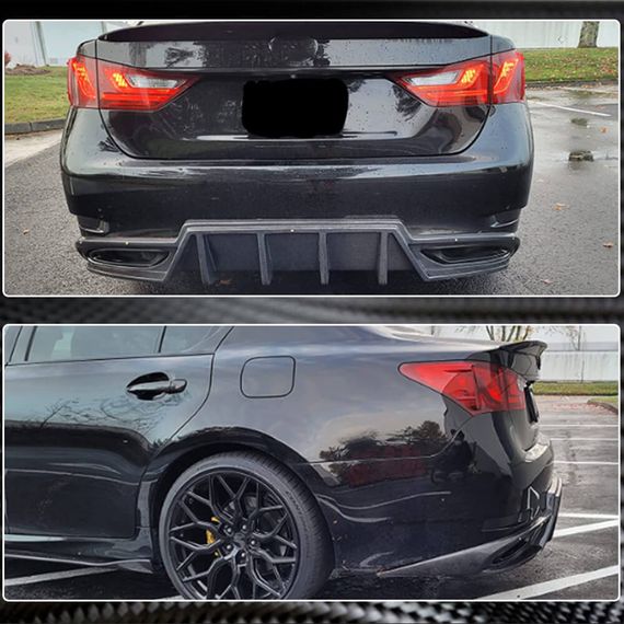 Дифузор заднього бампера (для F-Sport 2011-2015, Карбон) для Lexus GS рр | Зображення 4
