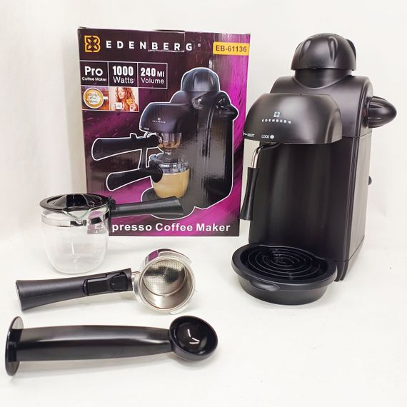 Эспрессо кофеварка Edenberg EB-61136 4 чашки 240мл BJ-25 | Зображення 5
