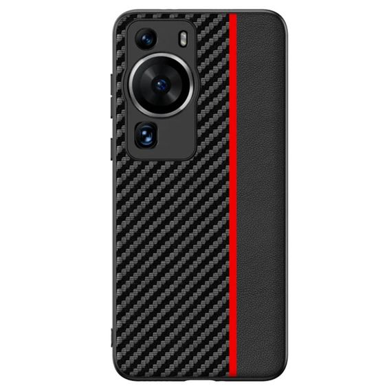 Чохол накладка Primolux CFC для Huawei P60 Pro - Black&Red | Зображення 1