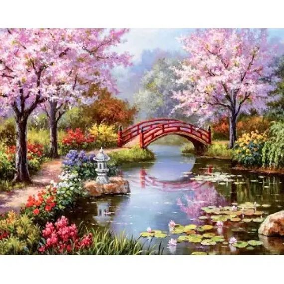 Алмазна мозаїка Чарівний краєвид 40х50 см ColorArt  SP023 | Зображення 1