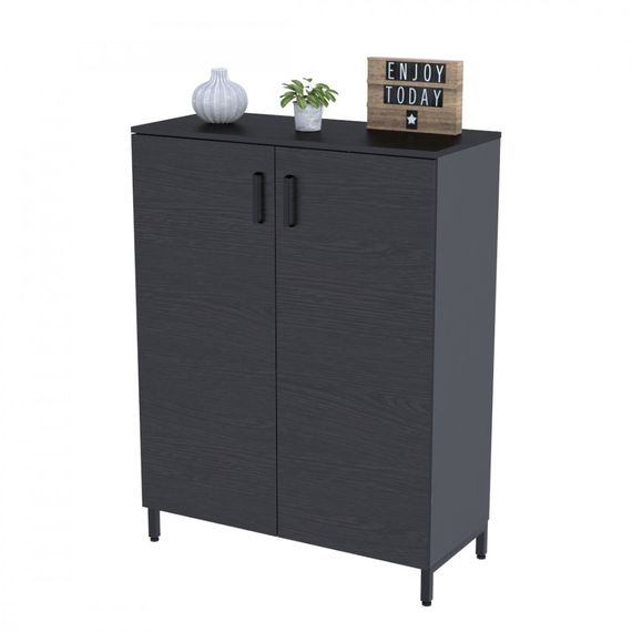 Тумба офисная Loft Design LT-900-1200 антрацит дуб борас | Зображення 3