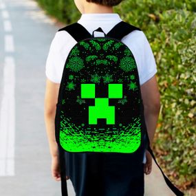 Рюкзак детский майнкрафт "Minecraft" 34х27см,городской ранец для мальчика с принтом (00317)