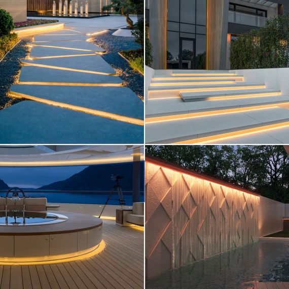 Гирлянда дюралайт уличная теплый оттенок LED 220V 4.8W 3528 WW IP68 (BY-026/60) | Зображення 2